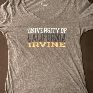 Champion brand University of California Irvine (UCI) t-shirt.